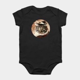 Daring floppy cat Baby Bodysuit